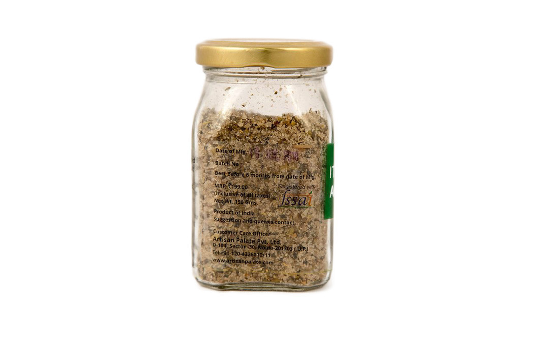 Artisan Palate All Natural Italian Herbs & Aged Balsamic Himalayan Pink Salt   Glass Jar  150 grams